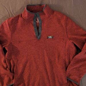 L.L. Bean Red and Gray Lightweight Jacket
